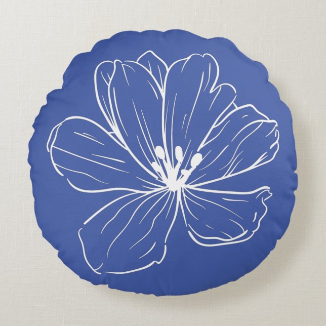Almofada Redonda Coussin décoratif rond (40,6 cm)  (Frente)