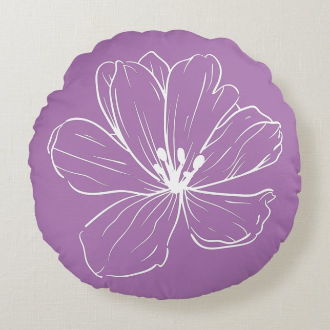 Almofada Redonda Coussin décoratif rond (40,6 cm)  (Frente)