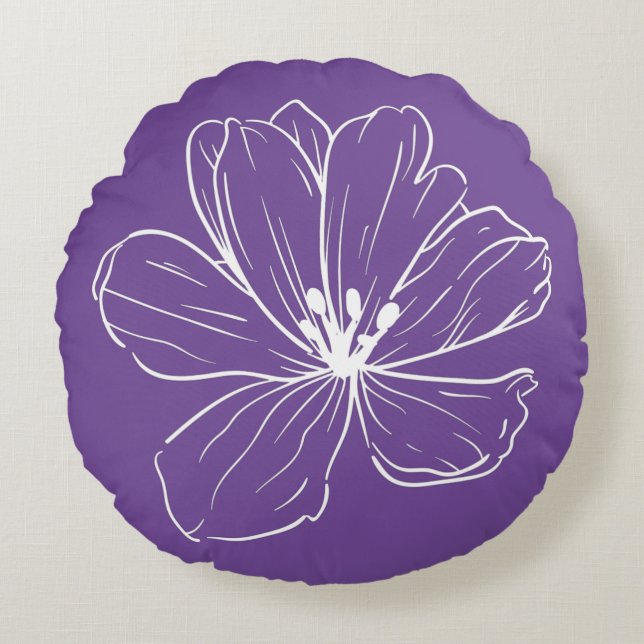 Almofada Redonda Coussin décoratif rond (40,6 cm)  (Frente)