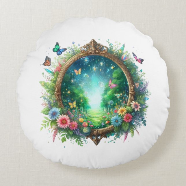Almofada Redonda coussin mirroir magique (Frente)