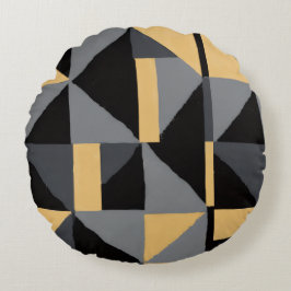 Almofada Redonda Coussins rond Géométrie Moderne Artisanal