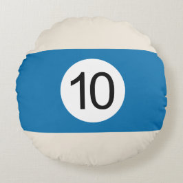 Almofada Redonda Coussins Ronds Boule de Billard #10