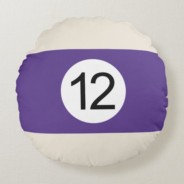 Almofada Redonda Coussins Ronds Boule de Billard #12 (Frente)