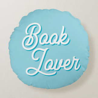Almofada Redonda Cozy Book Lover Round Throw Pillow