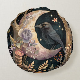 Almofada Redonda Crow Moon