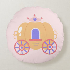 Almofada Redonda Crown & Carriage Buggy Acento