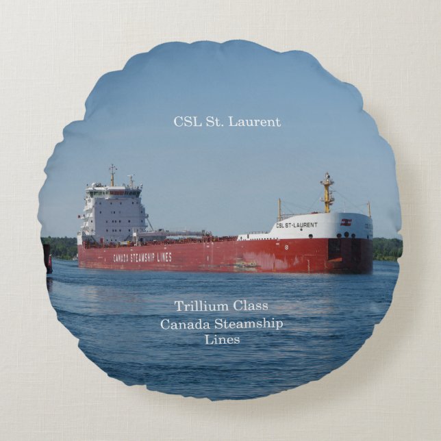 almofada redonda CSL St. Laurent (Frente)