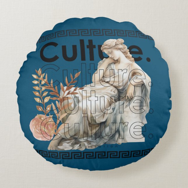 Almofada Redonda Cultura (Frente)