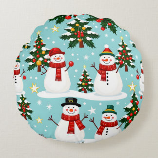Almofada Redonda Cushion de Travesseiro de Essência de Natal
