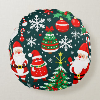 Almofada Redonda Cushion de Travesseiro de Essência de Natal