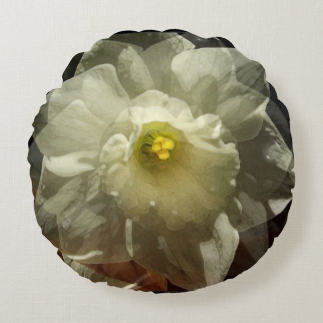 Almofada Redonda Daffodil Dreams (Frente)