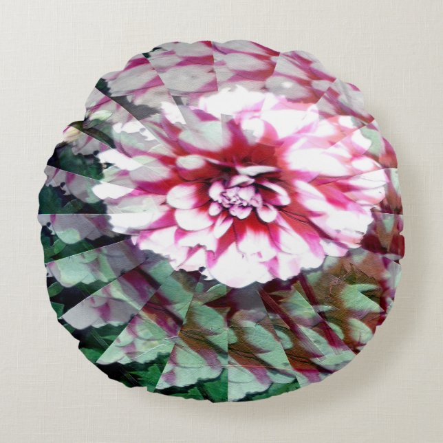 Almofada Redonda Dahlia twirl..... (Frente)