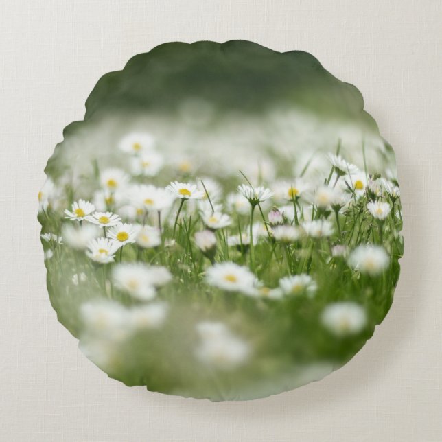 Almofada Redonda Daisy Meadow (Frente)