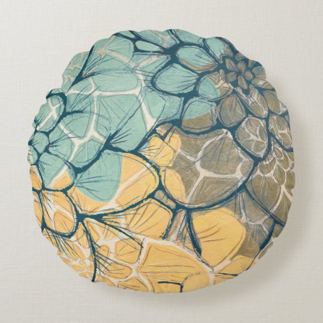 Almofada Redonda Dança I Dahlia (Frente)