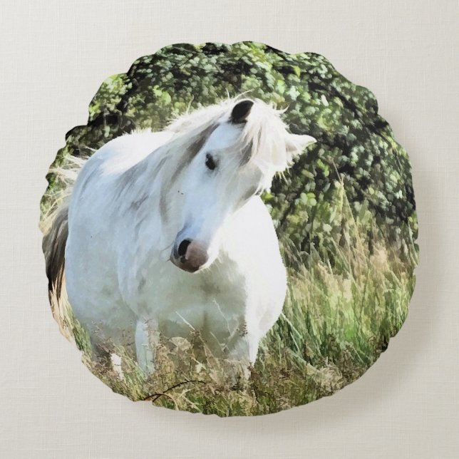 ALMOFADA REDONDA DAPPLED PONY (Frente)