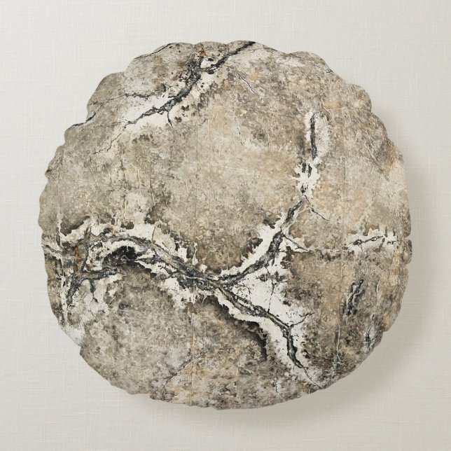 Almofada Redonda Decaimento urbano - Sob a ponte 1 (Frente)