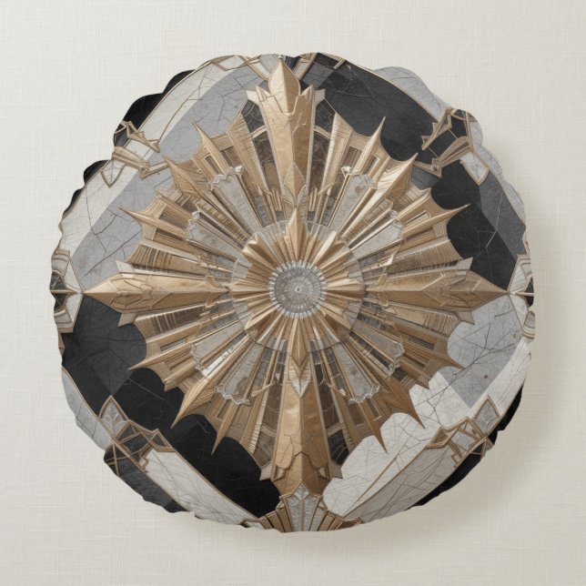 Almofada Redonda Deco Elegance (Frente)