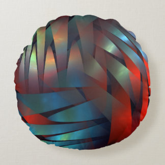 Almofada Redonda decoração geométrica de abstrato