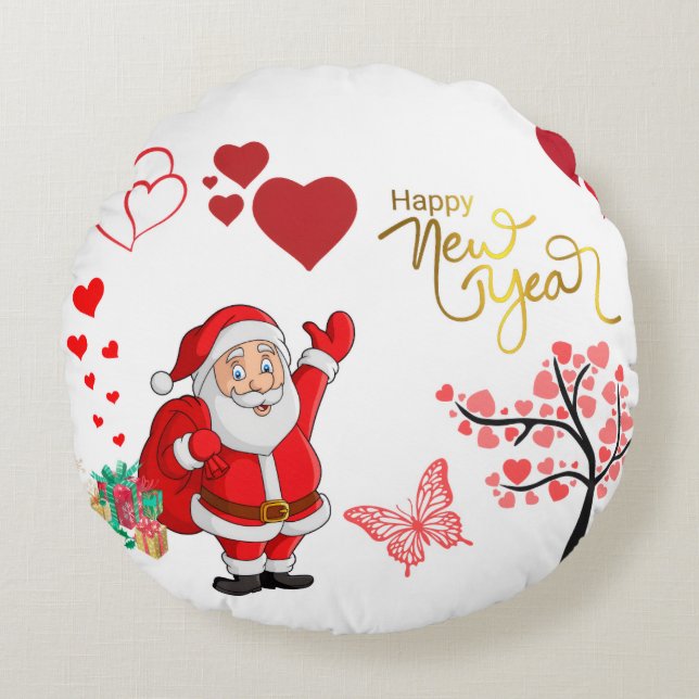 Almofada Redonda Decorative Bed & Sofa Pillow (Frente)