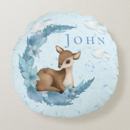 Almofada Redonda Deer & Blue Clouds Dust Baby Throw