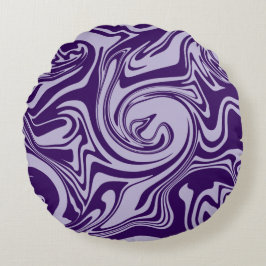 Almofada Redonda Derramar - Roxo