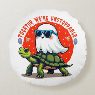 Almofada Redonda Design de Aventura e Fantasma Incomparável