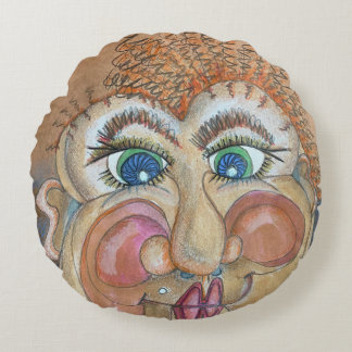 Almofada Redonda Design de travesseiro de Whimsic de desenho acríli