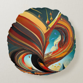 Almofada Redonda Design mais recente do rico impresso