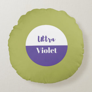 Almofada Redonda Design pantone 2018 ultravioleta