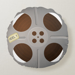 ALMOFADA REDONDA DESIGN RETRO MOVIMENTO REEL CLASSIC