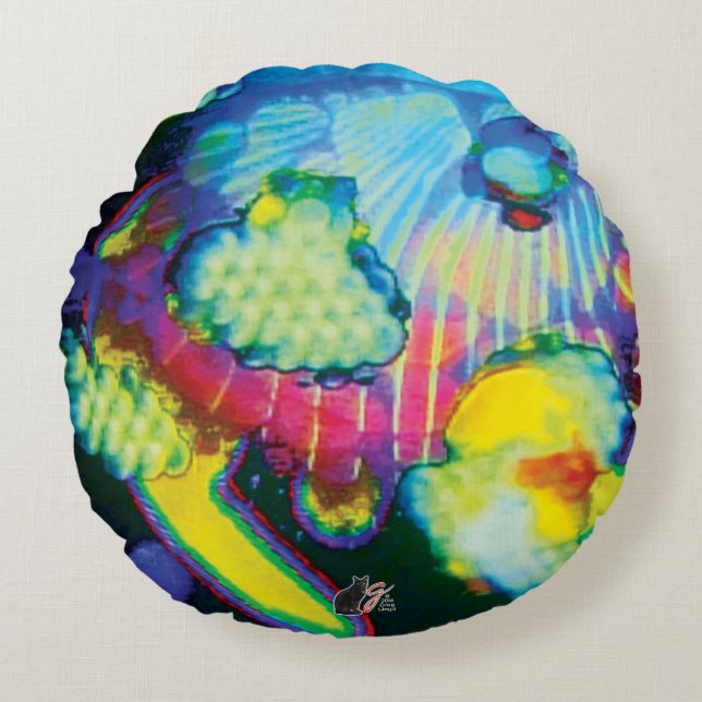 Almofada Redonda Deslizadores de Wafting (Frente)