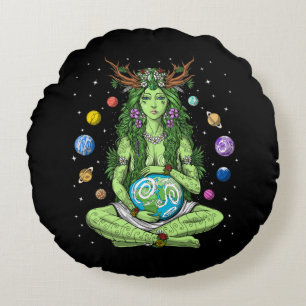 Almofada Redonda Deusa Gaia