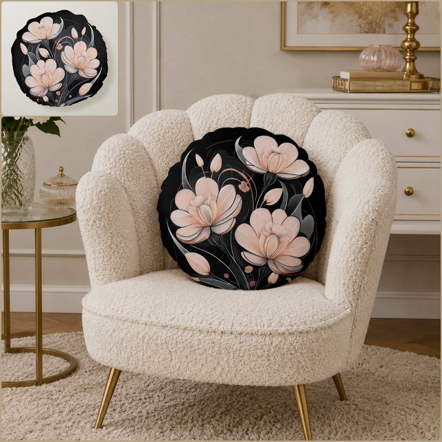 Almofada Redonda Deuses da Natureza (Nature Gods Round Pillow (Front & Back)
)