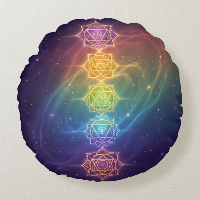 Almofada Redonda Die 7 Chakren´11 (Frente)
