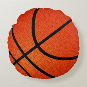 Almofada Redonda Diversão de Esporte de Basquete
