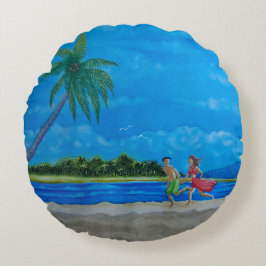 Almofada Redonda Diversão no Sol