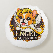 Doce Frenchie Puppy Como Uma Criança Cristo