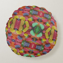 Almofada Redonda Doce Fruta de geleia doce Travesseiro decorativo d