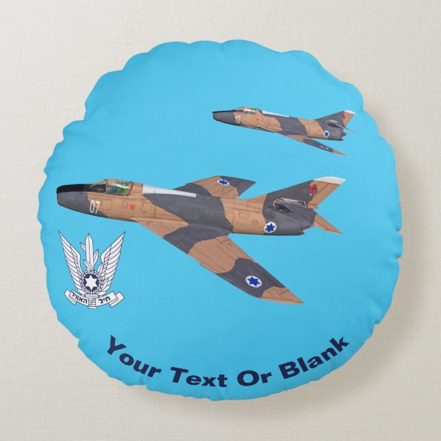 Almofada Redonda Dois Israel Super Mystères (Frente)