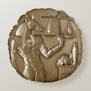 Almofada Redonda Dois moeda egípcia de prata da multa da onça .99