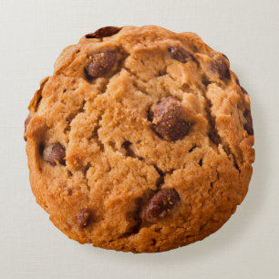 Almofada Redonda Dois Travesseiro-Chococlate Chip Cookie e Pizza