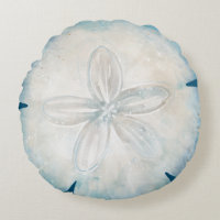 Dólar de areia de praia com aquarela elegante