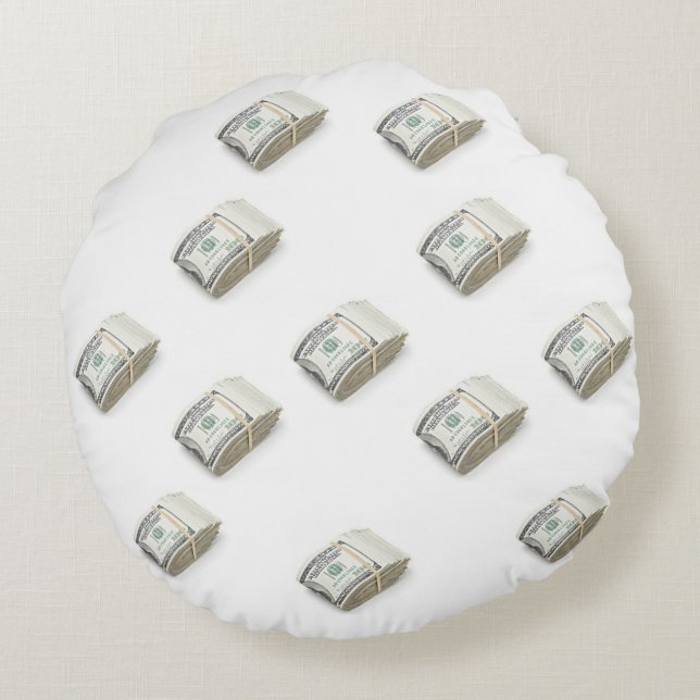 Almofada Redonda Dollars (Verso)