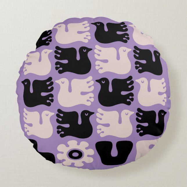 Almofada Redonda Dove Amor (Frente)