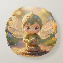 Almofada Redonda Dragonfly – Star Nectar of the Silent Night.5