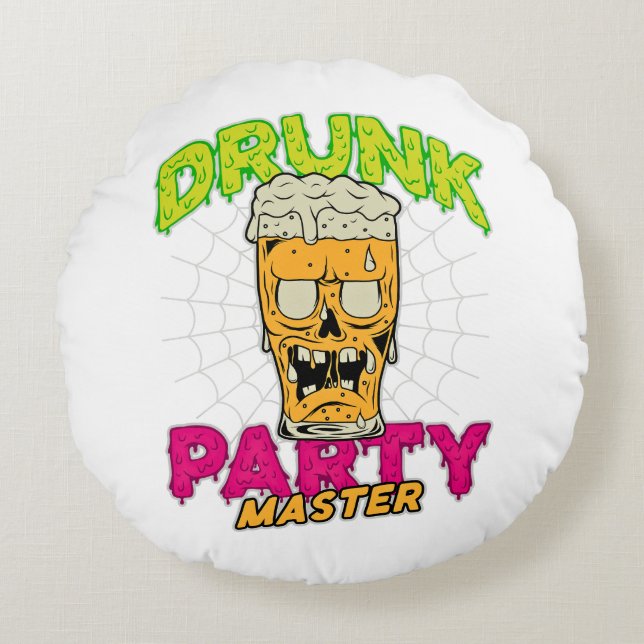 Almofada Redonda Drunk Zombie Pillow (Frente)