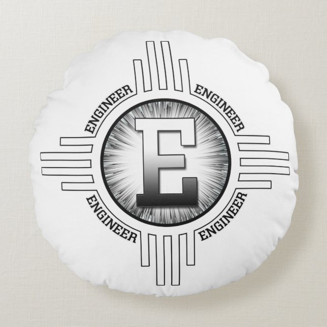 Almofada Redonda E Para ENGENHEIRO (Frente)