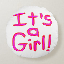 Almofada Redonda É uma garota!