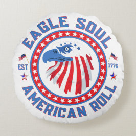 Almofada Redonda Eagle Soul, American Roll