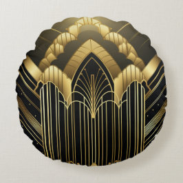Almofada Redonda Éclat Architectural Art Déco